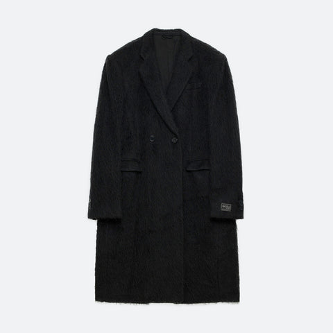 Raf Simons Classic Double Brested Coat Black