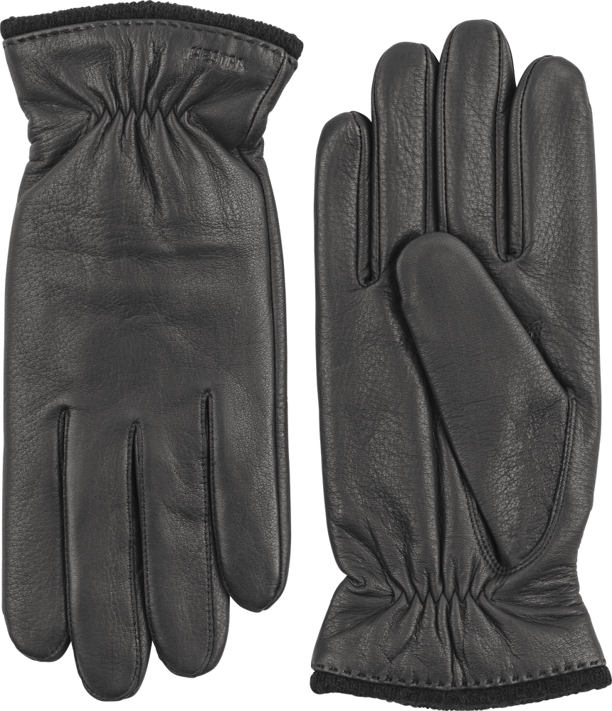 Hestra DEERSKIN PRIMALOFT RIB Black