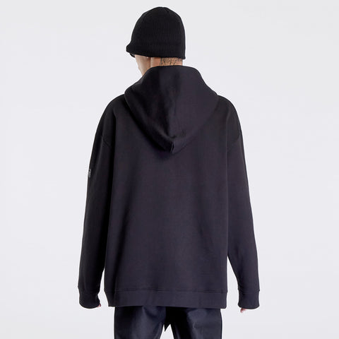 Raf Simons Regular Fit Hoodie With Knot Hood Black