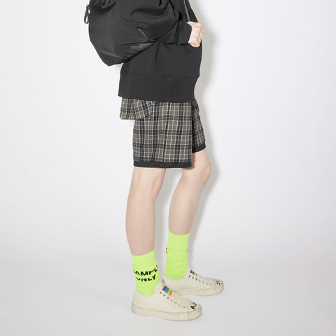 Acne Studios Neon Yellow Socks