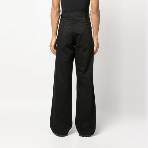 Raf Simons Workwear Wide Leg Jeans Black