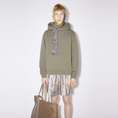 Acne Studios Hooded Sweatshirt Taupe Grey