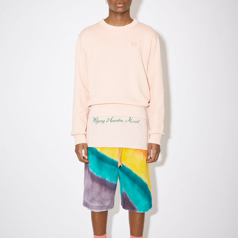 Acne Studios Crew Neck Sweatshirt Powder Pink