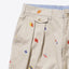 Beams Plus 2 Pleats Inkjet Mapping Embroidery Shorts Cement