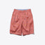 Beams Plus 2 Pleats Inkjet Mapping Embroidery Shorts Nantucket Red