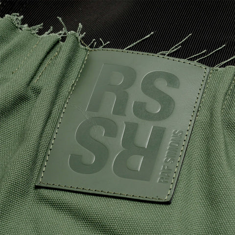 Raf Simons Big Denim Pants With Elastic Khaki