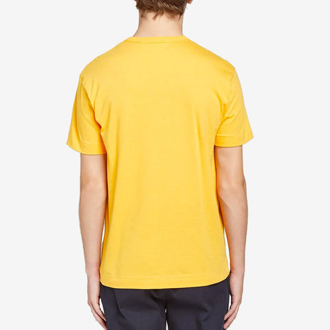 Comme des Garçons Play Colour Series T-Shirt Red Heart Yellow