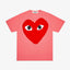 Comme des Garcons Play Big Red Heart T-Shirt Pink