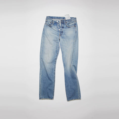 Acne Studios 1996 Watermark Straight Fit Jeans Mid Blue