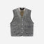 Acne Studios Cotton Canvas Vest Jacket Carbon Grey