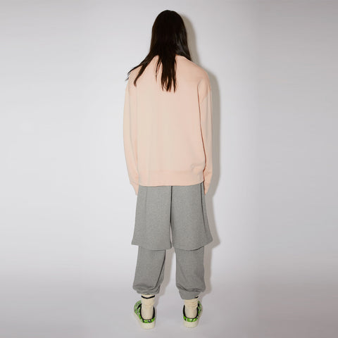 Acne Studios Crew Neck Sweatshirt Powder Pink