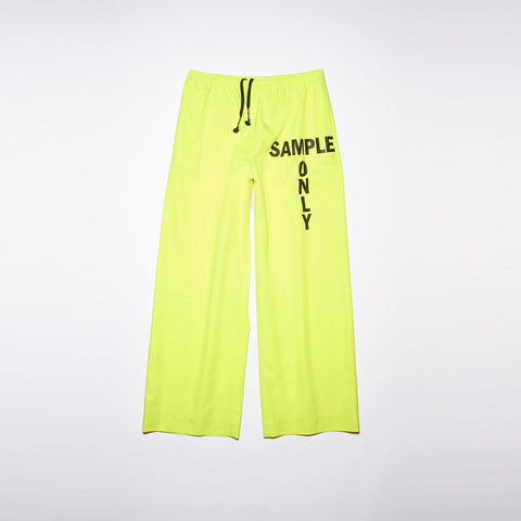 Acne Studios Casual Trousers Neon Yellow