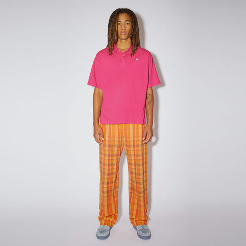 Acne Studios Polo Shirt Fuchsia Pink