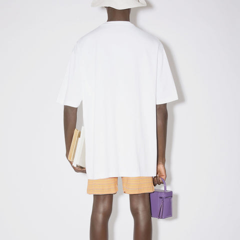 Acne Studios Printed T-Shirt Bite Me Optic White