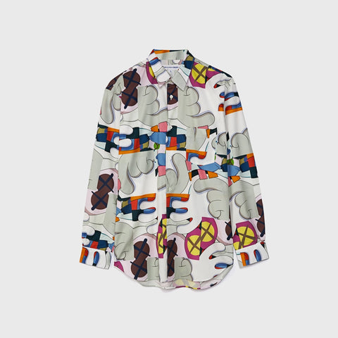 Comme des Garcons x Kaws Shirt Print Multicolor