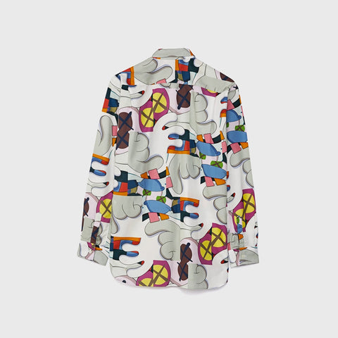 Comme des Garcons x Kaws Shirt Print Multicolor