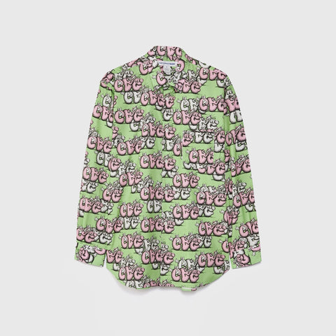 Comme des Garcons x Kaws Shirt Green Pink