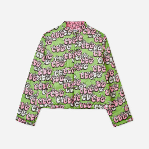 Comme des Garcons x Kaws Jacket Green Pink