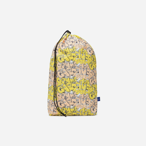 Comme des Garcons x Kaws Drawstring Men's Bag Yellow