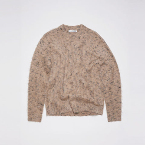 Acne Studios Crew Neck Jumper Cardinal Brown