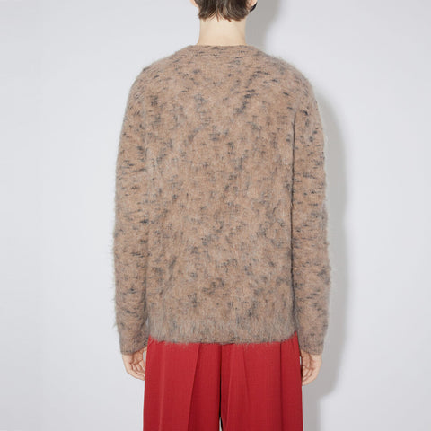 Acne Studios Crew Neck Jumper Cardinal Brown