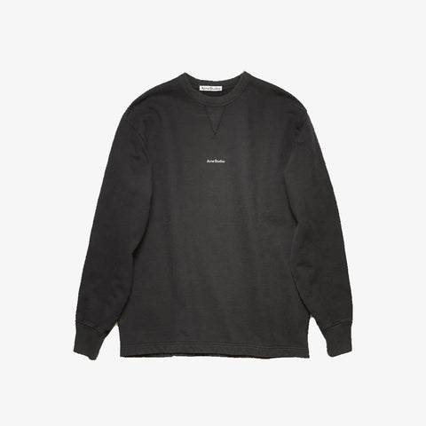 Acne Studios Fin Stamp Sweatshirts Black