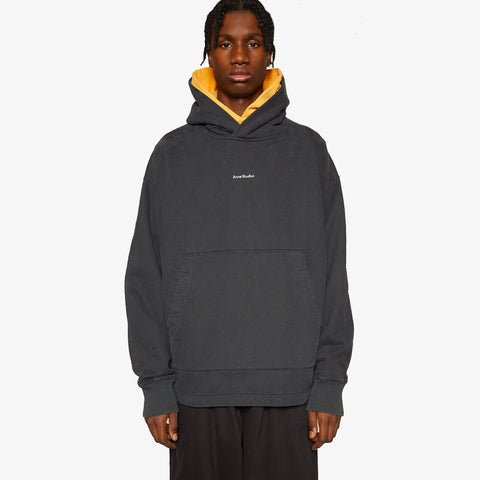 Acne Studios Franklin H Stamp Hoodie Black