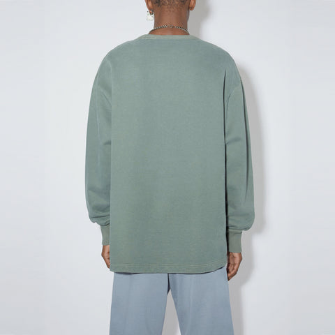 Acne Studios Stamp Logo Sweater Cedar Green