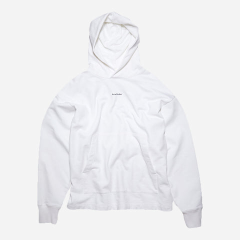 Acne Studios Franklin H Stamp Hoodie Optic White