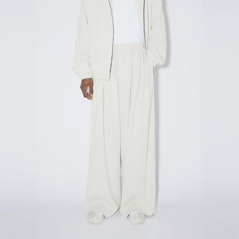 Acne Studios Gathered Trousers Milk White