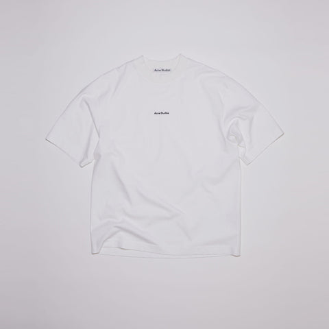 Acne Studios Logo T-Shirt Optic White