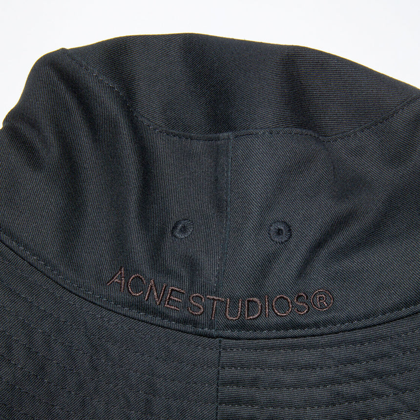 Acne Studios Twill Bucket Hat Black