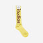 Acne Studios Long Rib Logo Socks Yellow