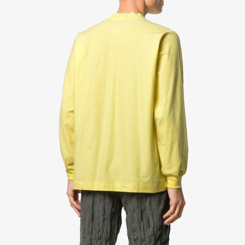 Homme Plissé Issey Miyake Mock Neck Lightweight Sweatshirt Yellow