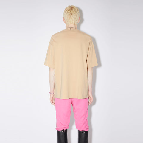 Acne Studios Digital Perfume Print T-Shirt Wheat Beige