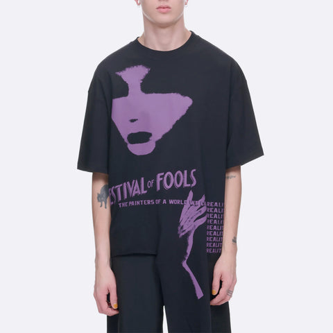 Raf Simons Festival Fool Print T-Shirt