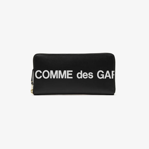 Comme Des Garçons Huge Logo Long Wallet Black