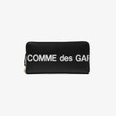 Comme des Garçons WALLETS Huge Logo Long Wallet Black