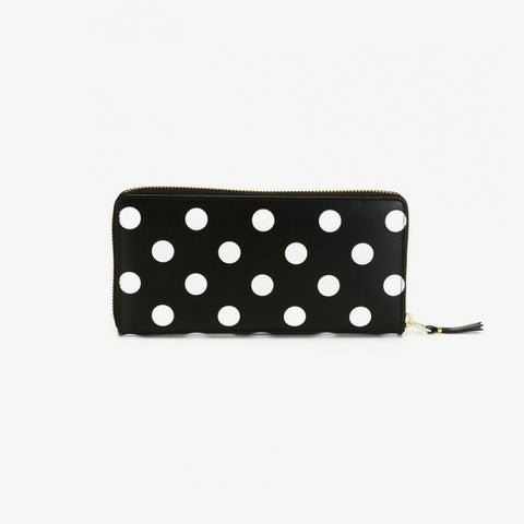 Comme Des Garçons Polka Dot Zipped Wallet