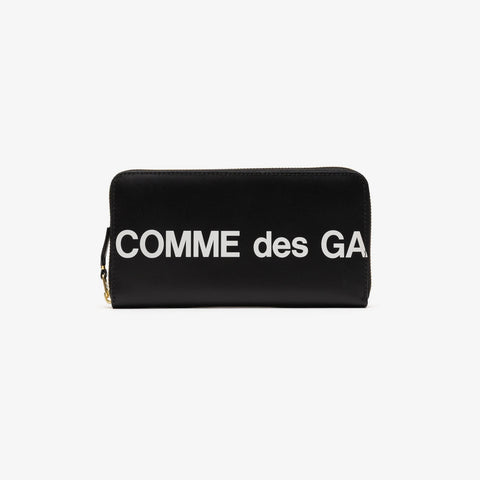 Comme Des Garçons Huge Logo Large Wallet Black