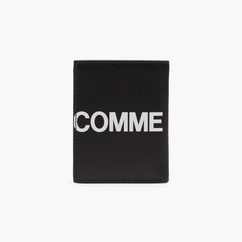 Comme Des Garçons Huge Logo Wallet Black