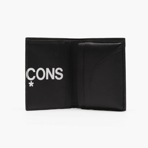 Comme Des Garçons Huge Logo Wallet Black