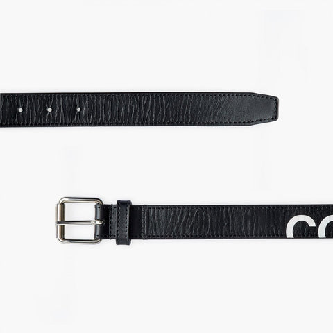 Comme Des Garçons Huge Logo Belt Black