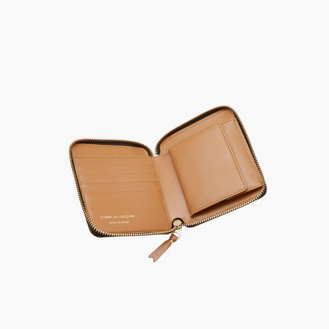 Comme Des Garçons All Around Zip Wallet Beige