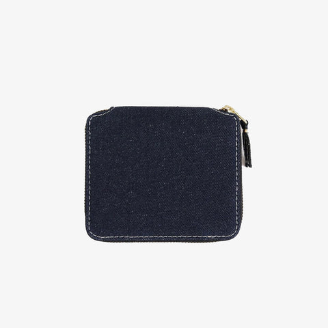 Comme Des Garçons Denim Wallet Blue