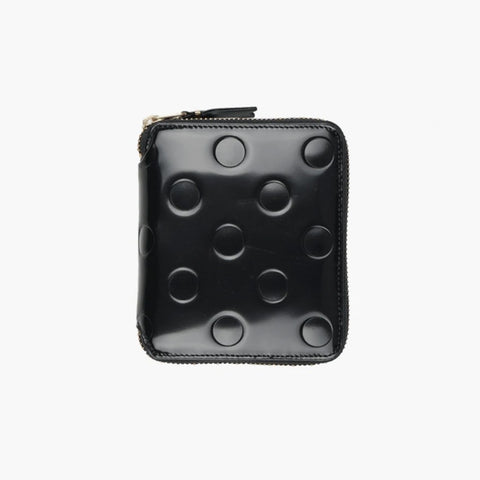 Comme Des Garçons Dot Detail Zipped Wallet