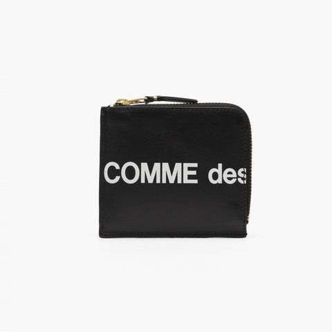 Comme Des Garçons Huge Logo Wallet Black