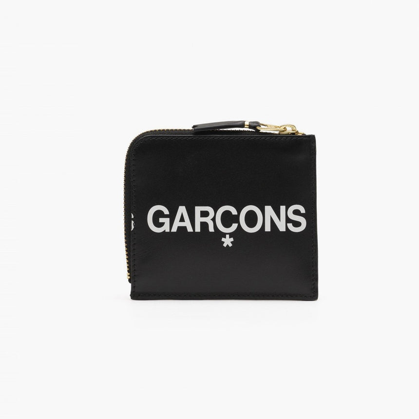 Comme Des Garçons Huge Logo Wallet Black