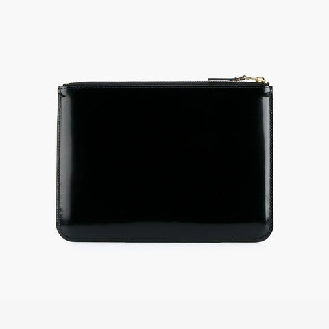 Comme Des Garçons Classic Wallet Black Gold Pouch