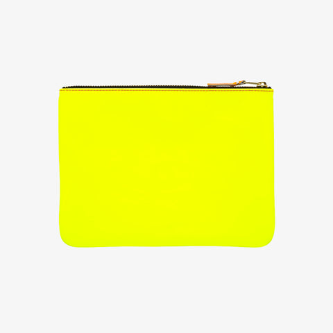 Comme Des Garçons Super Fluo Wallet Pink / Yellow